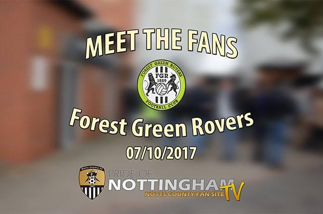 Meet the Fans: Notts County 1-1 Forest Green Rovers, Saturday 7 October 2017