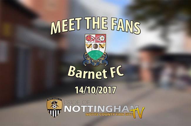 Meet the Fans: Notts County 2-1 Barnet, Saturday 14 October 2017