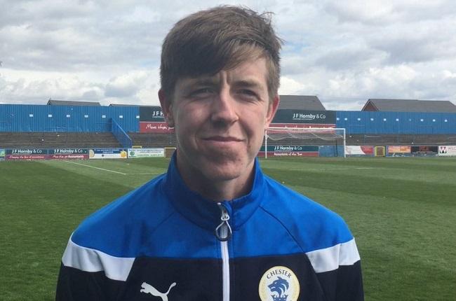 Notts County announce signing of Chester FC midfielder Tom Crawford