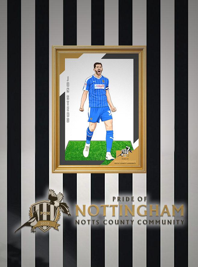 Jon Stead 18/19 Notts County Pride of Nottingham print