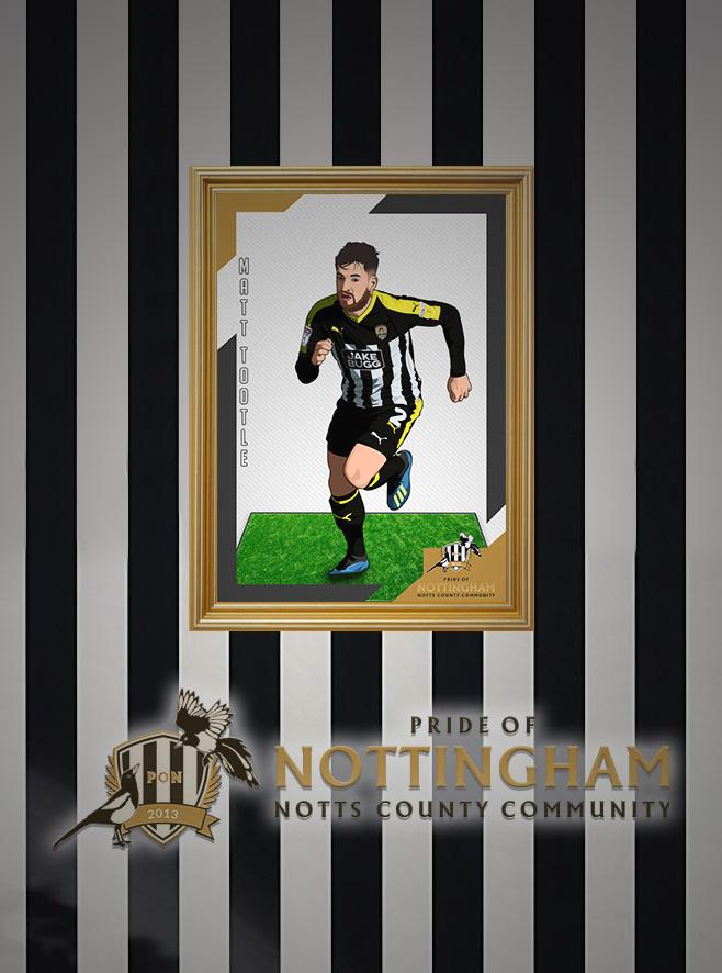 Matt Tootle 18/19 Notts County Pride of Nottingham print