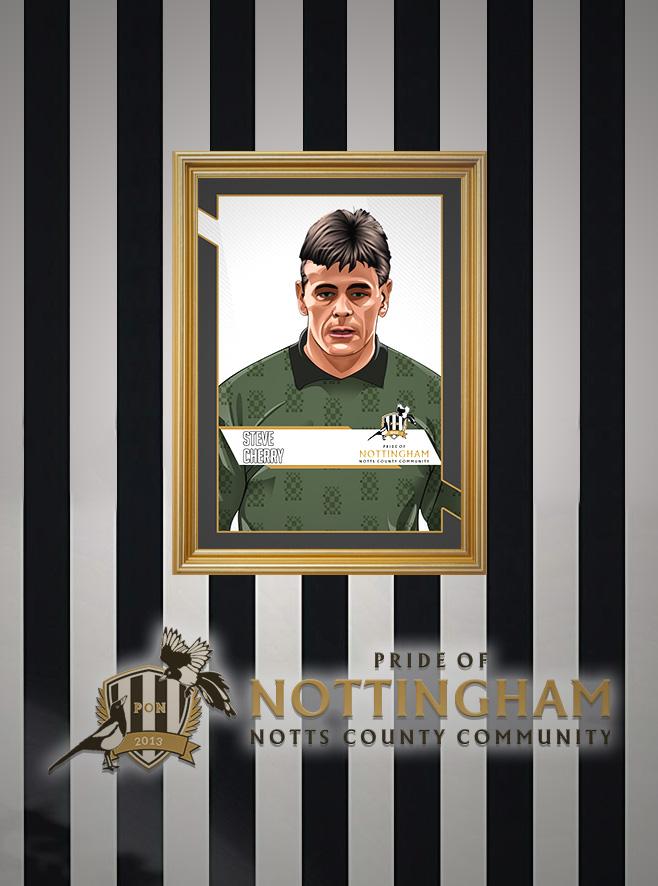 Steve Cherry Pride of Nottingham Alumni print