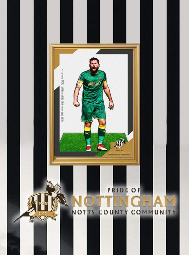 Jim O'Brien 19/20 Notts County Pride of Nottingham print