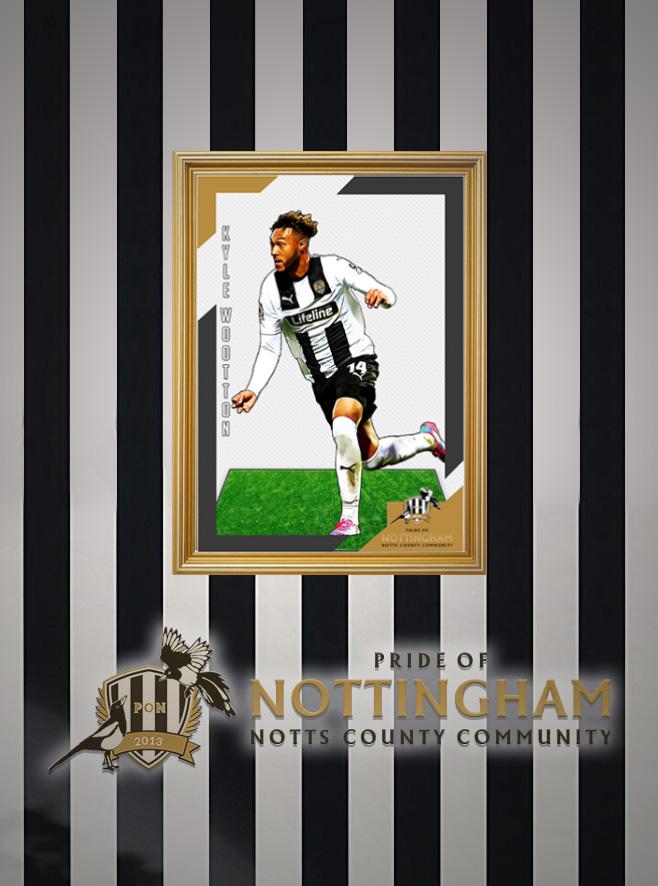 Kyle Wootton 19/20 Notts County Pride of Nottingham print