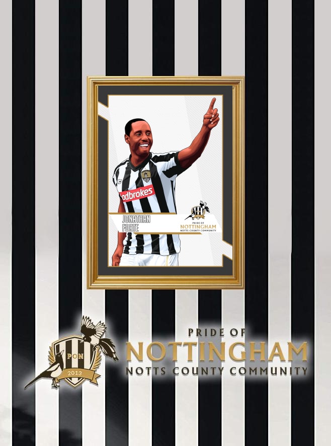 Jonathan Forte Pride of Nottingham Alumni print