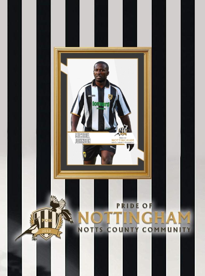 Michael Johnson Pride of Nottingham Alumni print