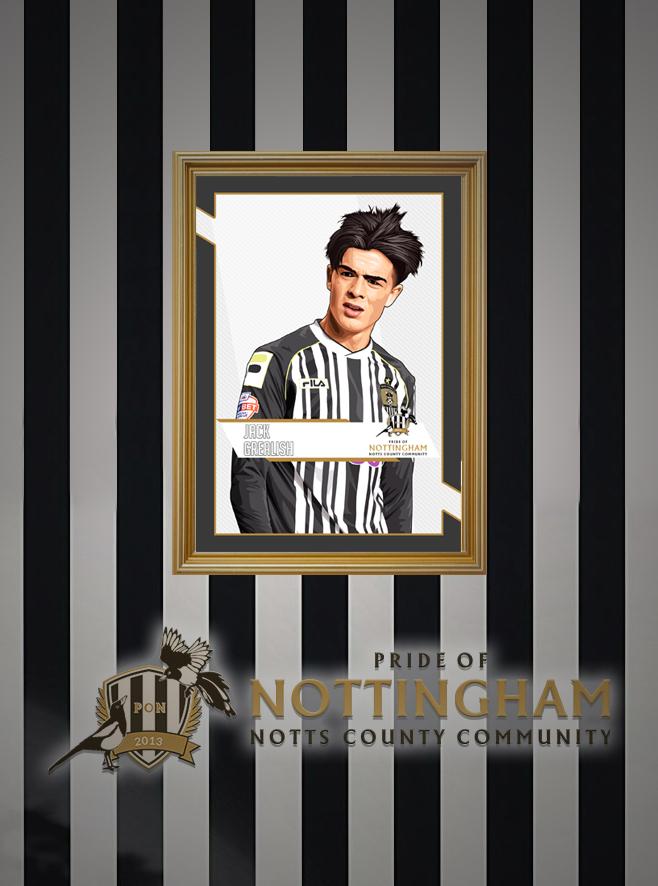 Jack Grealish  Pride of Nottingham Alumni print