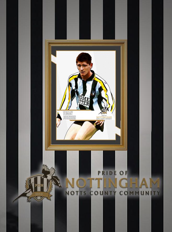 Tommy Johnson Pride of Nottingham Alumni print